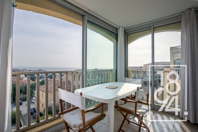 Appartement T2 de 29 m² avec terrasse/véranda de 6 m² vue mer