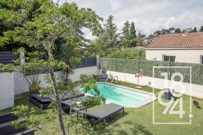 Maison individuelle T3/4 de 88m2 avec piscine sur 314m2 de parcelle