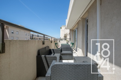 Superbe T2 de 43m2 avec grande terrasse à La Capelette