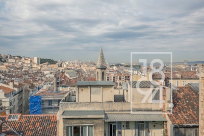 COUP DE COEUR ! APPARTEMENT TYPE 2 42M2 DERNIER ETAGE TERRASSE VUE DEGAGEE 13006 COURS JULIEN