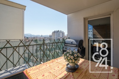 Appartement À Vendre T2 de 51m2 vue dégagée avec une terrasse résidence récente calme et sécurisée dans  le secteur de la Blancarde