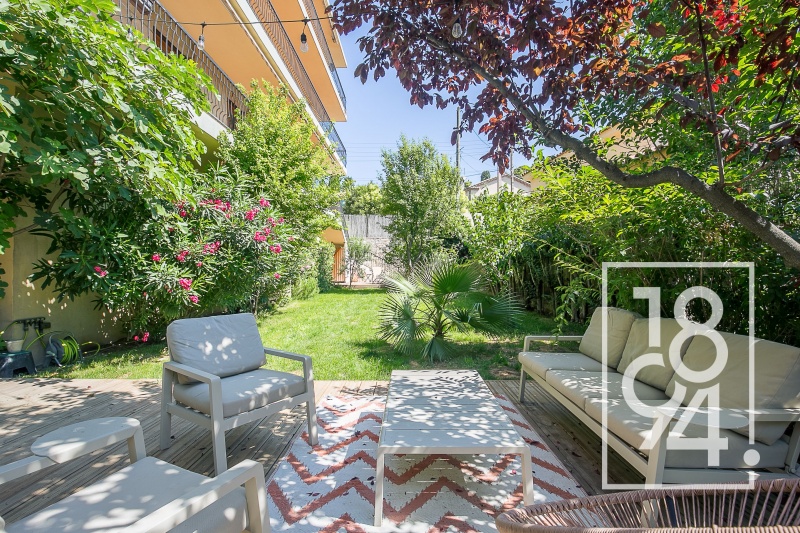 Appartement Type 3 avec balcon, jardin et cave au Pigonnet