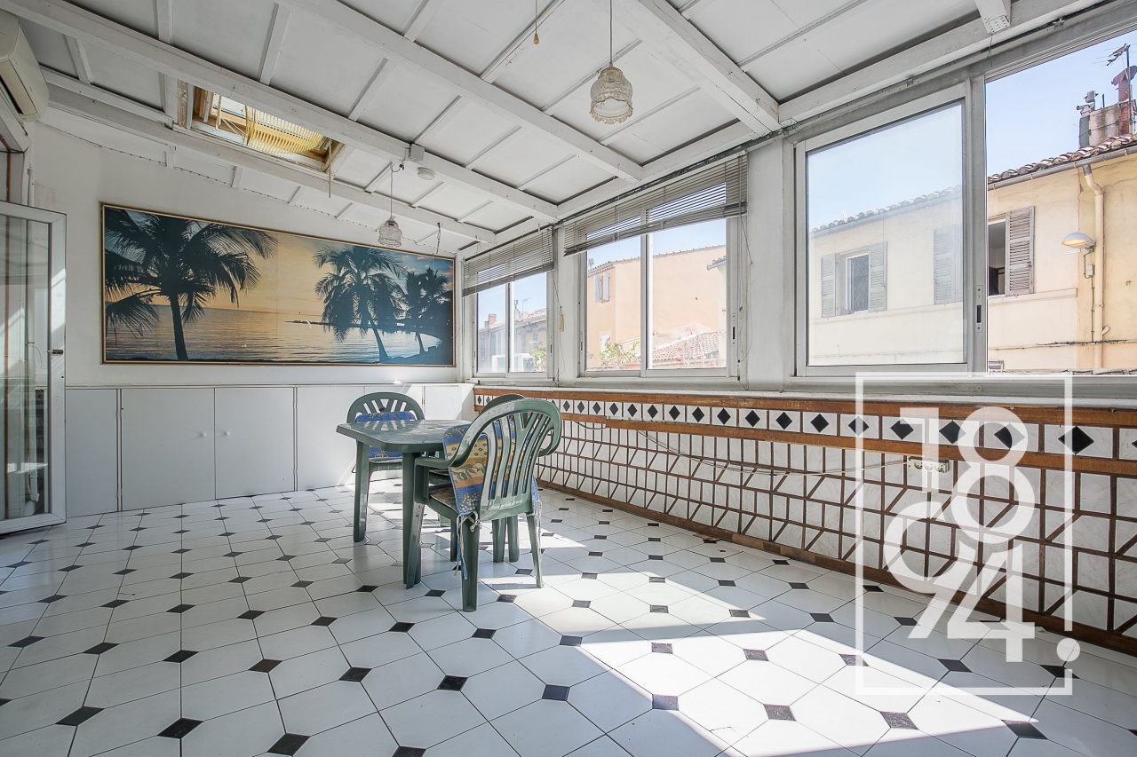 A vendre T2 avec véranda de 23 m2